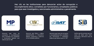 Sitio de denuncias captura