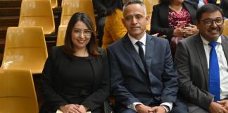 Jeny Corado y Hugo Navas electos representantes de magistrados ante CCJ. Foto La Hora: Fabricio Alonzo