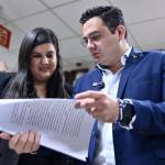 Diputados de Movimiento Semilla recusaron a juez Fredy Orellana. Foto La Hora: Fabricio Alonzo