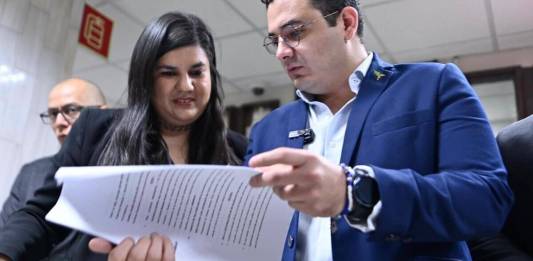 Diputados de Movimiento Semilla recusaron a juez Fredy Orellana. Foto La Hora: Fabricio Alonzo