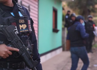 Diligencias de allanamiento por delito de trafico ilicito de personas
