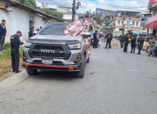 Bomberos Voluntario han informado acerca de un ataque armado, dicho hecho se habría producido debido a extorsiones hacia la víctima del incidente, quien sería un comerciante de la zona.