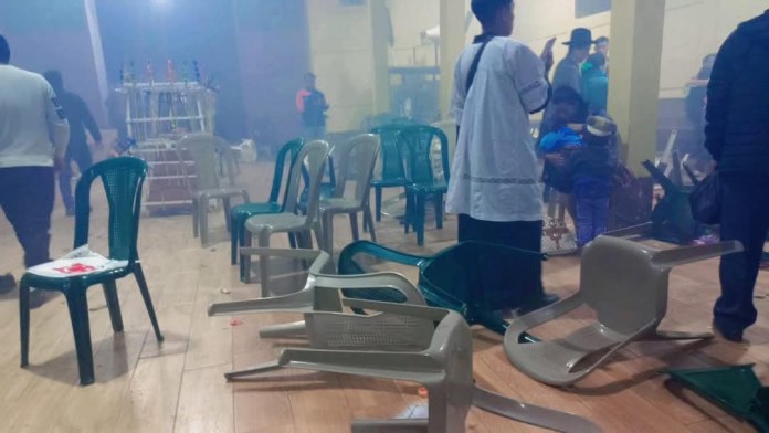 Fuerte explosión de pirotecnia en una iglesia deja 20 heridos en Totonicapán