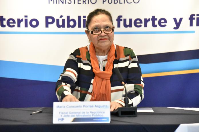 Fiscal General Consuelo Porras. Foto Daniel Ramírez / La Hora