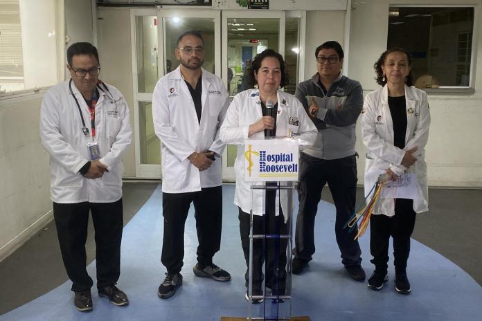 Autoridades del Hospital Roosevelt, dieron a conocer durante una conferencia de prensa la modalidad de trabajo que implementarán durante las fechas de fin de año.