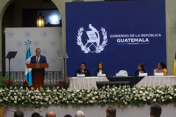 El presidente Bernardo Arévalo. Foto: José Orozco / La Hora