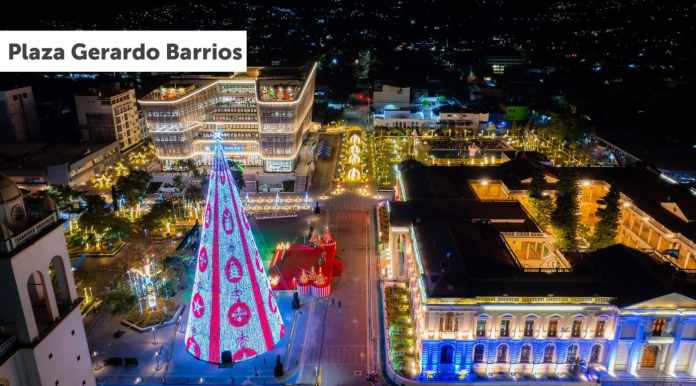 El presidente Nayib Bukele inaugurará el árbol navideño más grande de Centroamérica. Foto: La Hora / Presidencia.