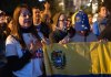 Venezolanos en manifestación en Guatemala