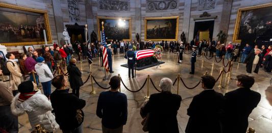 Dan el último adiós a Jimmy Carter en el Capitolio de Estados Unidos