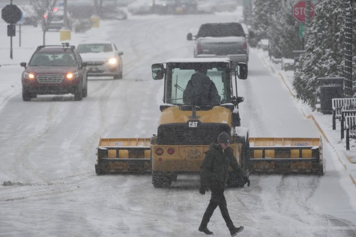 La tormenta invernal en Cincinnati, Ohio, el 5 de enero del 2025.