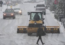La tormenta invernal en Cincinnati, Ohio, el 5 de enero del 2025.