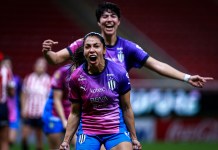 Ana Lucía Martínez le da la victoria a las Rayadas frente a las Chivas: Aquí las imágenes del gol La delantera guatemalteca Ana Lucía Martínez se vistió de héroe con su equipo de la Liga Femenil MX. Foto La Hora: X de Rayadas