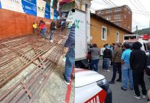 Colapso de estructura en la que se encontraban asistentes al convite de Año Nuevo en Totonicapán