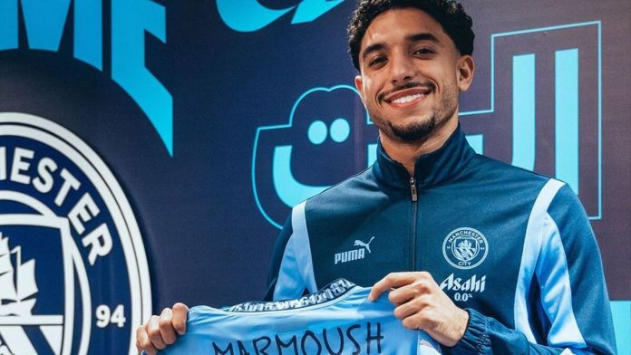 El Manchester City anunció este jueves el fichaje del delantero Omar Marmoush, procedente del Eintracht de Fráncfort, Foto La Hora: X de Manchester City