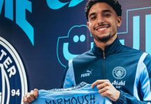 El Manchester City anunció este jueves el fichaje del delantero Omar Marmoush, procedente del Eintracht de Fráncfort, Foto La Hora: X de Manchester City