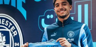 El Manchester City anunció este jueves el fichaje del delantero Omar Marmoush, procedente del Eintracht de Fráncfort, Foto La Hora: X de Manchester City