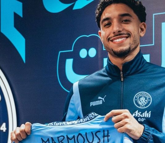 El Manchester City anunció este jueves el fichaje del delantero Omar Marmoush, procedente del Eintracht de Fráncfort, Foto La Hora: X de Manchester City