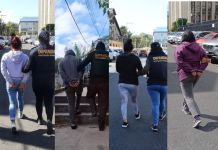 PNC captura a cuatro presuntos extorsionistas en operativos realizados por DIPANDA Foto La Hora: PNC