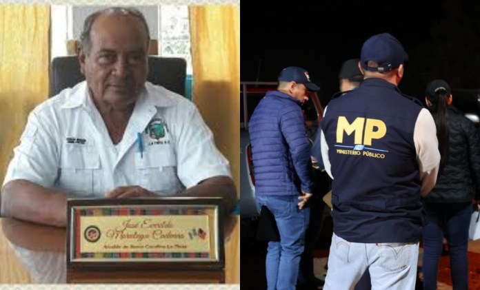 Autoridades del MP confirmaron la captura de del exalcalde de Santa Catalina La Tinta, Alta Verapaz, José Everildo Morataya Cadenas.