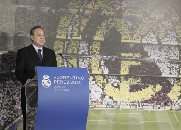 Florentino Pérez, presidente del Real Madrid. Foto La Hora: EFE