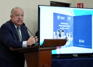 Presentación de la campaña "Guatemala, cerca de ti", en ayuda a consulados connacionales en el extranjero.