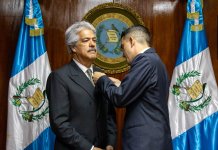 Mauricio Roberto Benard es juramentado como Gobernador del Departamento de Guatemala