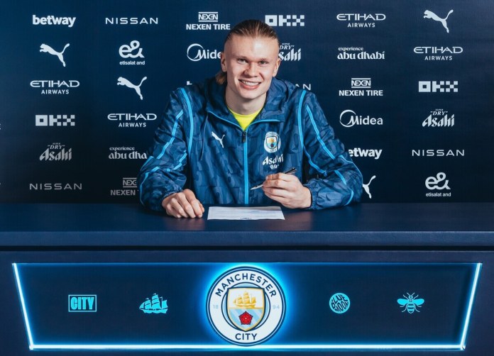 Haaland renovó su contrato con el Manchester City