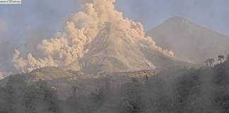 Insivumeh volcán Santiaguito