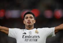Jude Bellingham se reencuentra con su mejor versión y lidera al Real Madrid El centrocampista inglés del Real Madrid Jude Bellingham celebra el primer gol de su equipo durante el partido de semifinales de la Supercopa de España de fútbol entre el Real Madrid y el RCD Mallorca en Yeda Foto La Hora: EFE