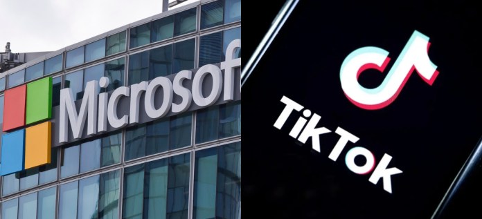 Donald Trump expresó que Microsoft está entre las compañías estadounidenses interesadas en tomar el control de TikTok para ayudar a evitar una prohibición.