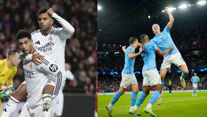 Real Madrid y Manchester City se ven las caras por un pase a los octavos de la Champions League. Foto La Hora: AP