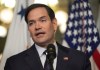 Marco Rubio, el secretario de Estado en la nueva Administración de Donald Trump, parte este sábado hacia Centroamérica y República Dominicana en su primera gira internacional, que estará centrada en el plan de Washington. Foto La Hora: AP