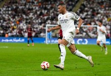 El Real Madrid va por la revancha contra el Barcelona en la final de la Supercopa Kylian Mbappe del Real Madrid en acción durante el encuentro ante el Mallorca en la semifinal de la Super copa de España en Yedá, Arabia Saudí el jueves 9 de enero del 2025. Foto La Hora: AP