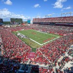 Vista general del estadio Raymond James durante un partido de fútbol americano de la NFL entre los Philadelphia Eagles y los Tampa Bay Buccaneers, el domingo 29 de septiembre de 2024, en Tampa, Florida. Foto La Hora: AP