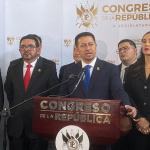 El presidente del Congreso, Nery Ramos, responde que no hay prisa por el aumento del salario de los diputados. Foto La Hora: José Orozoc