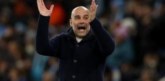 El entrenador del Manchester City, Pep Guardiola, opinó este viernes sobre el emparejamiento, de nuevo, de su equipo en la eliminatoria de acceso a octavos de final de la Liga de Campeones con el Real Madrid. Foto La Hora: EFE