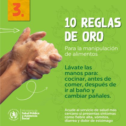 Las 10 reglas de oro establecidas por la OMS para mantener una buena salud y prevenir enfermedades alimentarias