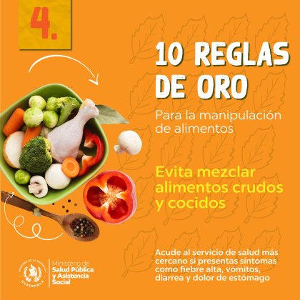 Las 10 reglas de oro establecidas por la OMS para mantener una buena salud y prevenir enfermedades alimentarias