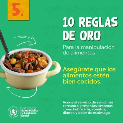 Las 10 reglas de oro establecidas por la OMS para mantener una buena salud y prevenir enfermedades alimentarias