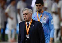 “Lo sentimos mucho”: Ancelotti se disculpa tras la debacle en Yeda El entrenador del Real Madrid Carlo Ancelotti tras perder la final de la Supercopa de España de fútbol entre el Real Madrid y el FC Barcelona, este domingo en Yeda, Arabia Saudí. Foto La Hor: EFE