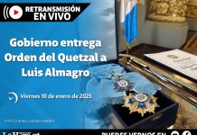 Retransmisión: Gobierno entrega la Orden del Quetzal a Secretario General de OEA, Luis Almagro