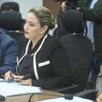 La diputada Sandra Jovel aclara que no fue un Acuerdo de Tercer País Seguro que se firmó con Estados Unidos en 2019. Foto La Hora: Fabricio Alonzo