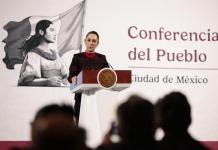 Sheinbaum no tiene previsto, por ahora, viajar a EE.UU. para reunirse con Trump La presidenta de México, Claudia Sheinbaum, habla durante su conferencia de prensa matutina este miércoles, en el Palacio Nacional en la Ciudad de México (México). Sheinbaum señaló que por el momento no contempla viajar a Estados Unidos para reunirse con el nuevo mandatario, Donald Trump, pese a las preocupaciones por migración y seguridad que existen en ambas naciones. Foto La Hora: EFE