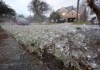 Las bajas temperaturas y un aspersor de jardín crean una capa de hielo sobre el césped antes de la llegada de una tormenta invernal al norte de Texas, el 8 de enero de 2025, en Richardson, Texas. Foto La Hora: AP