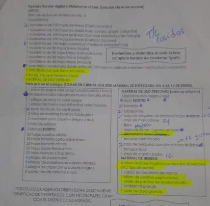 Estos son los útiles escolares más solicitados por los establecimientos para el ciclo escolar