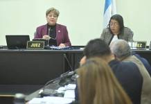 Tribunal De Mayor Riesgo B aplazó inicio de juicio por falta de juez. Foto La Hora: Fabricio Alonzo