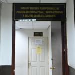 Audiencia por caso Edificio Zona 5 se llevó a puerta cerrada. Foto La Hora: Fabricio Alonzo