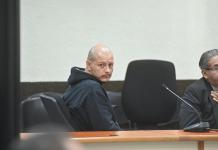 Gerardo Alexander Paniagua, alías El Gallero, espera conocer si es ligado a proceso por el asesinato de la abogada Sindy Paz Morales. Foto La Hora: Fabricio Alonzo
