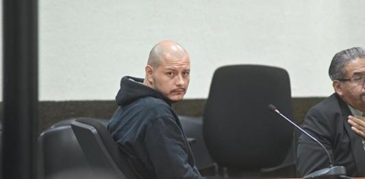 Gerardo Alexander Paniagua, alías El Gallero, espera conocer si es ligado a proceso por el asesinato de la abogada Sindy Paz Morales. Foto La Hora: Fabricio Alonzo