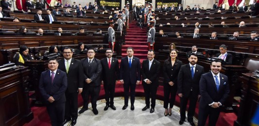 Nery Ramos, presidente del congreso de la república, otorgo un discurso a los presentes donde destacó el trabajo realizado en el congreso durante el 2024